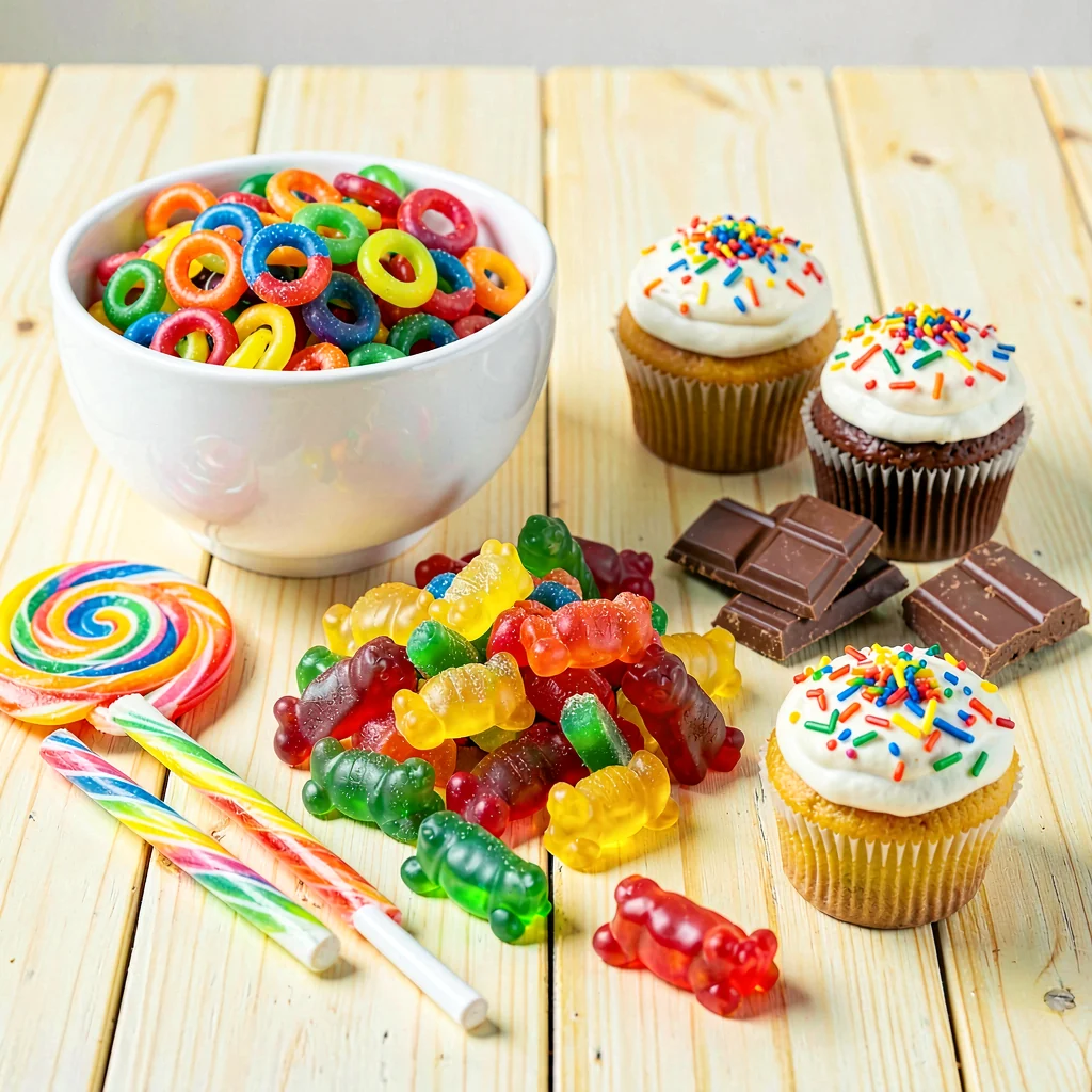 Kinder mit frischem Obst und Gemüse